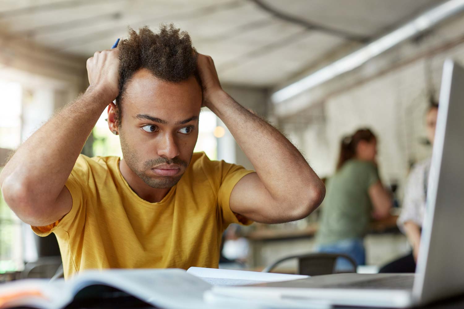 Stressed out student